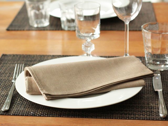 Stoffserviette im Mittelalter